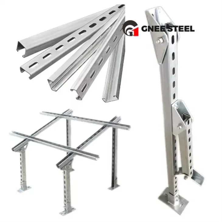 Φωτοβολταϊκός βραχίονας εδάφους από χάλυβα τύπου C