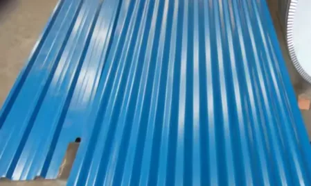 Γαλβανισμένος γαλβανισμένος γαλβανισμένος κυματοειδές χάλυβας στέγης με έγχρωμη επίστρωση