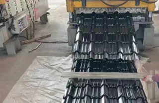 PPGI Μεταλλικά Σιδερένια Πλακάκια Στέγης Ψευδάργυρος Κυματοειδές φύλλο